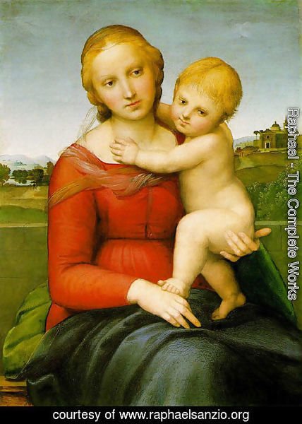 Raphael - Madonna & Child (The Small Cowper Madonna) 1505