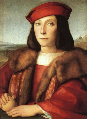 Portrait of a Man with an Apple (possibly Francesco Maria della Rovere) 1503-04