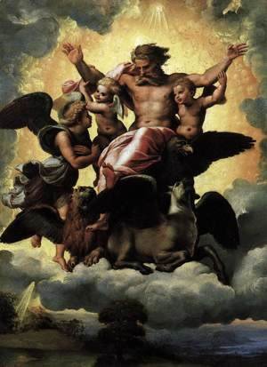 Raphael - The Vision of Ezekiel 1518
