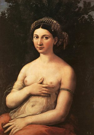 Raphael - Portrait of a Young Woman (or La Fornarina)