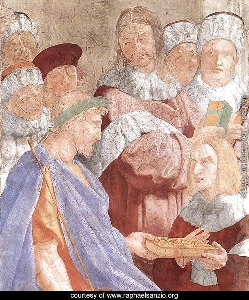 Justinian Presenting the Pandects to Trebonianus [detail: 1]