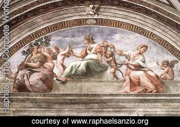 Raphael - The Cardinal Virtues