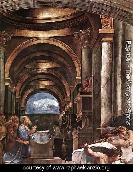 Raphael - The Expulsion of Heliodorus from the Temple [detail: 2]