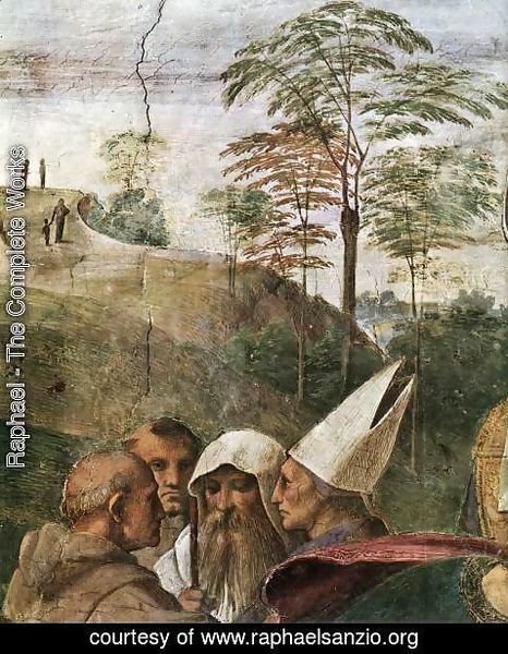 Raphael - Disputation of the Holy Sacrament (La Disputa) [detail: 4]