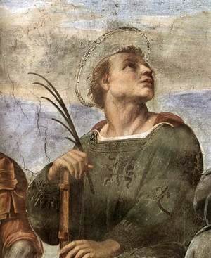 Raphael - Disputation of the Holy Sacrament (La Disputa) [detail: 5]