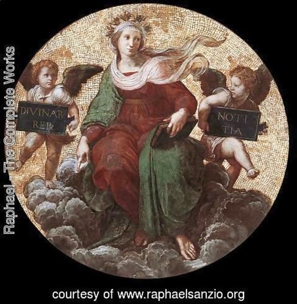 Raphael - The Stanza della Segnatura Ceiling: Theology