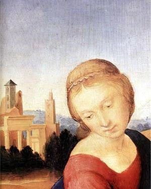 Raphael - Madonna and Child with the Infant St John (detail)
