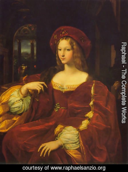 Raphael - Portrait of Jeanne d'Aragon
