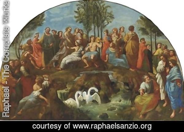 Raphael - Apollo and the Muses on the Parnassus