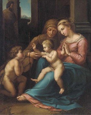 Raphael - The Virgin and Child with the Infant Saint John the Baptist and Saint Elizabeth