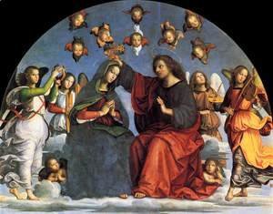 Raphael - The Crowning of the Virgin (detail)