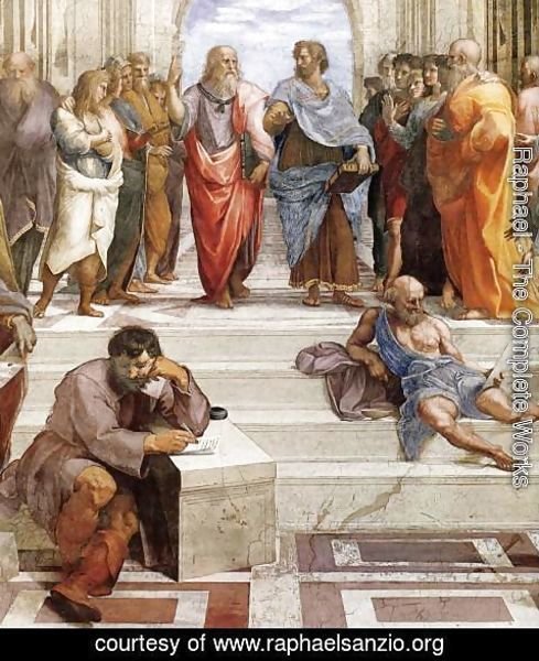 Raphael - The School of Athens (detail) 2