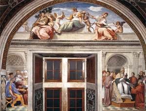 Raphael - View of the south wall