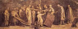 Raphael - Laying the Foundation for the Old Saint Peter's Basilica