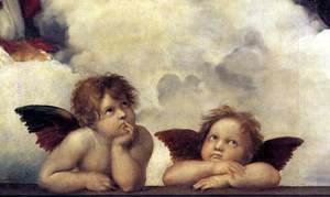 Raphael - The Sistine Madonna (detail) 2