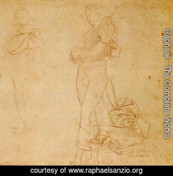 Raphael - Study of an Angel