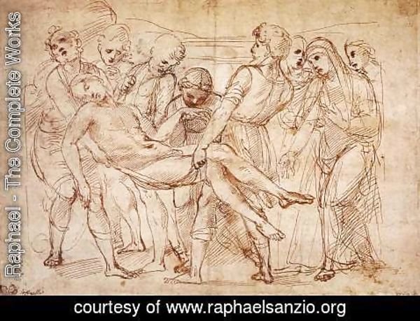 Raphael - Study for the Entombment