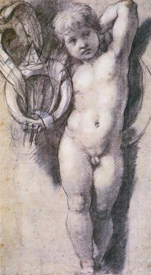 Raphael - Putto with Medici Symbols
