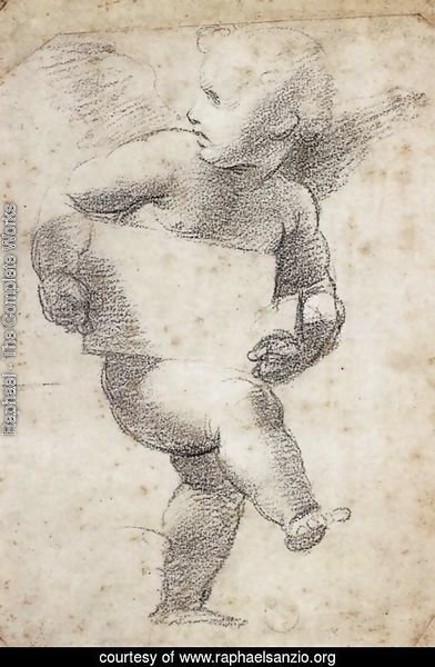 Winged Putto with Cartello