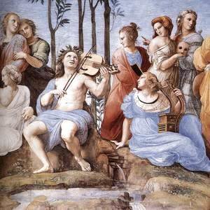 The Parnassus, from the Stanza delle Segnatura (detail) 2