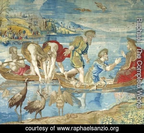 Raphael - The Miraculous Draught of Fishes (cartoon for the Sistine Chapel)