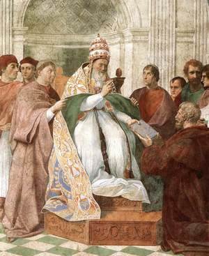 Gregory IX Approving The Decretals