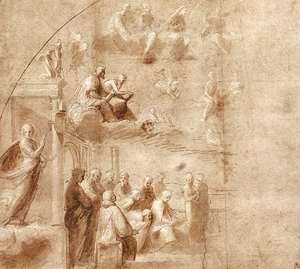 Raphael - Study For The Disputa