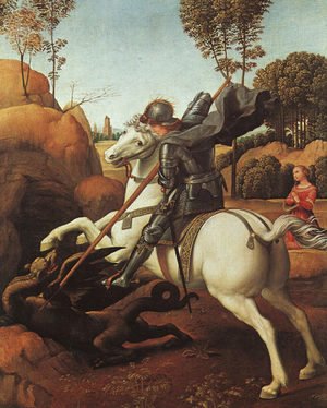 Raphael - St. George and the Dragon 1504-06