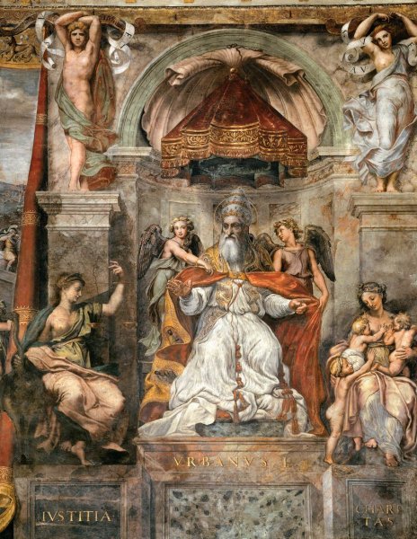 Pope Urban I between Iustitia and Caritas