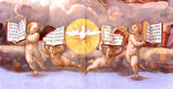 The Stanza della Segnatura Ceiling [detail: 4]