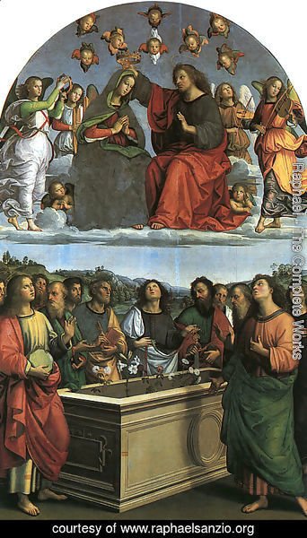 Coronation of the Virgin (Oddi Altarpiece) 1502-03