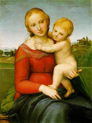 Raphael - Madonna & Child (The Small Cowper Madonna) 1505
