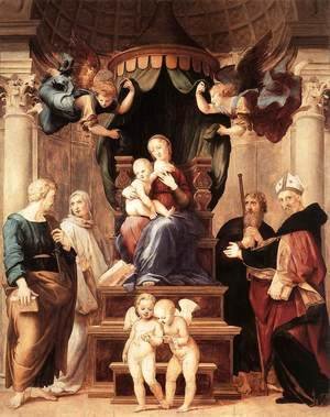 Raphael - Madonna del Baldacchino 1507
