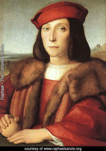 Portrait of a Man with an Apple (possibly Francesco Maria della Rovere) 1503-04