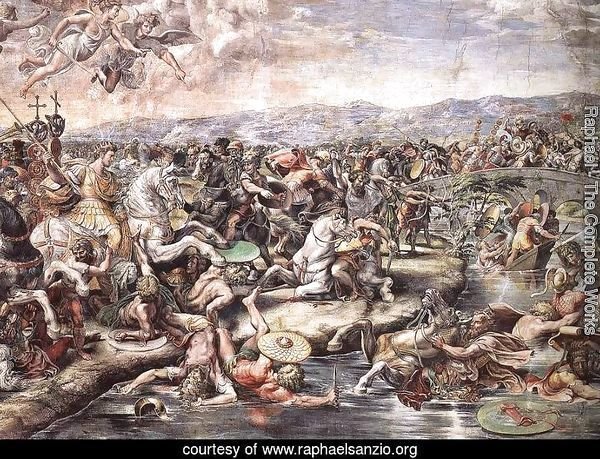 The Battle at Pons Milvius [detail: 1]
