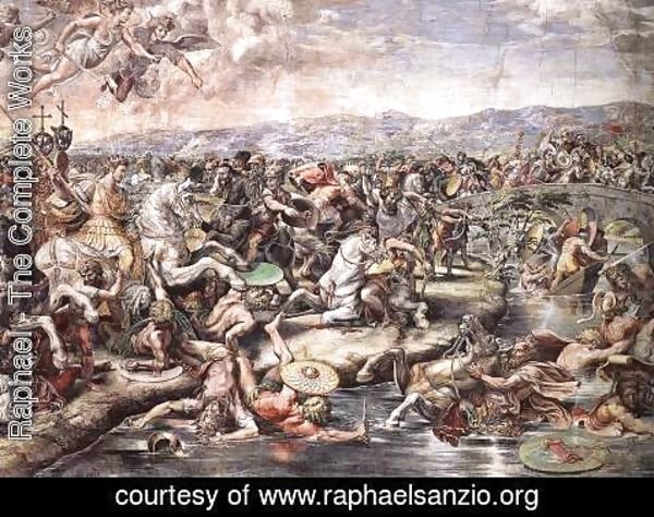 Raphael - The Battle at Pons Milvius [detail: 1]