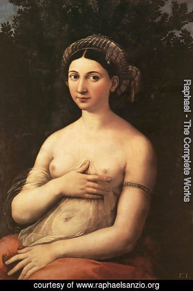 Raphael - Portrait of a Young Woman (or La Fornarina)