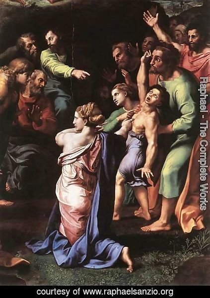Raphael - The Transfiguration [detail: 3]