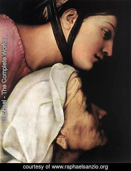 Raphael - Madonna dell'Impannata [detail: 1]