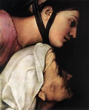 Raphael - Madonna dell'Impannata [detail: 1]