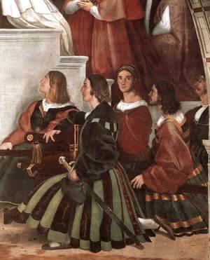 Raphael - The Mass at Bolsena [detail: 2]