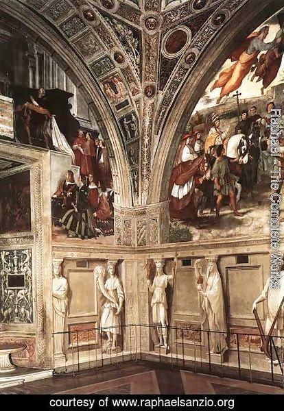 Raphael - View of the Stanza di Eliodoro