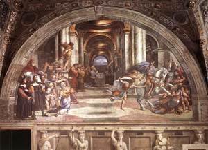 Raphael - The Expulsion of Heliodorus from the Temple