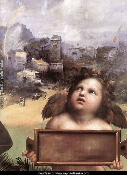 The Madonna of Foligno [detail: 1]