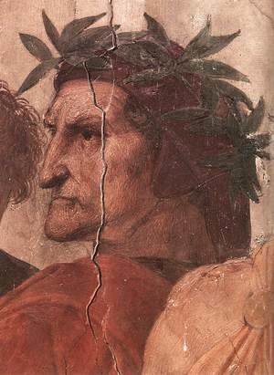 Raphael - Disputation of the Holy Sacrament (La Disputa) [detail: 1]