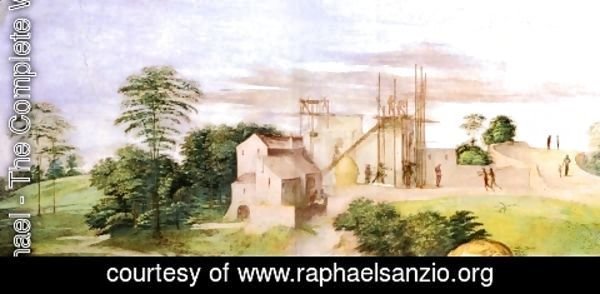 Raphael - Disputation of the Holy Sacrament (La Disputa) [detail: 2a]