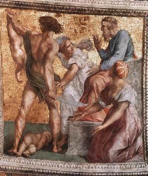 Raphael - The Stanza della Segnatura Ceiling: The Judgment of Solomon