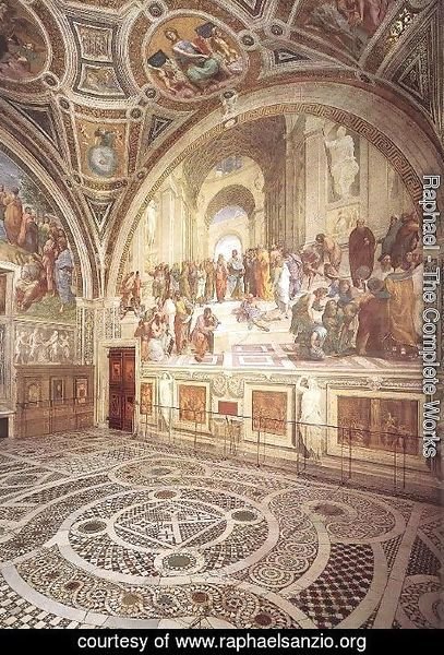 Raphael - View of the Stanza della Segnatura