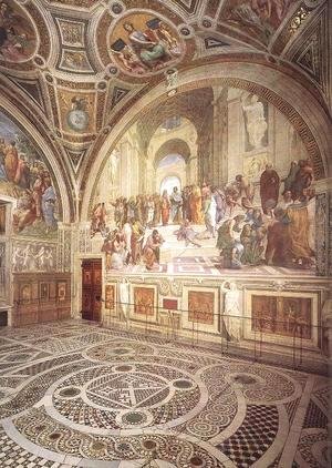 Raphael - View of the Stanza della Segnatura