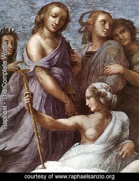 Raphael - The Parnassus [detail: 1]